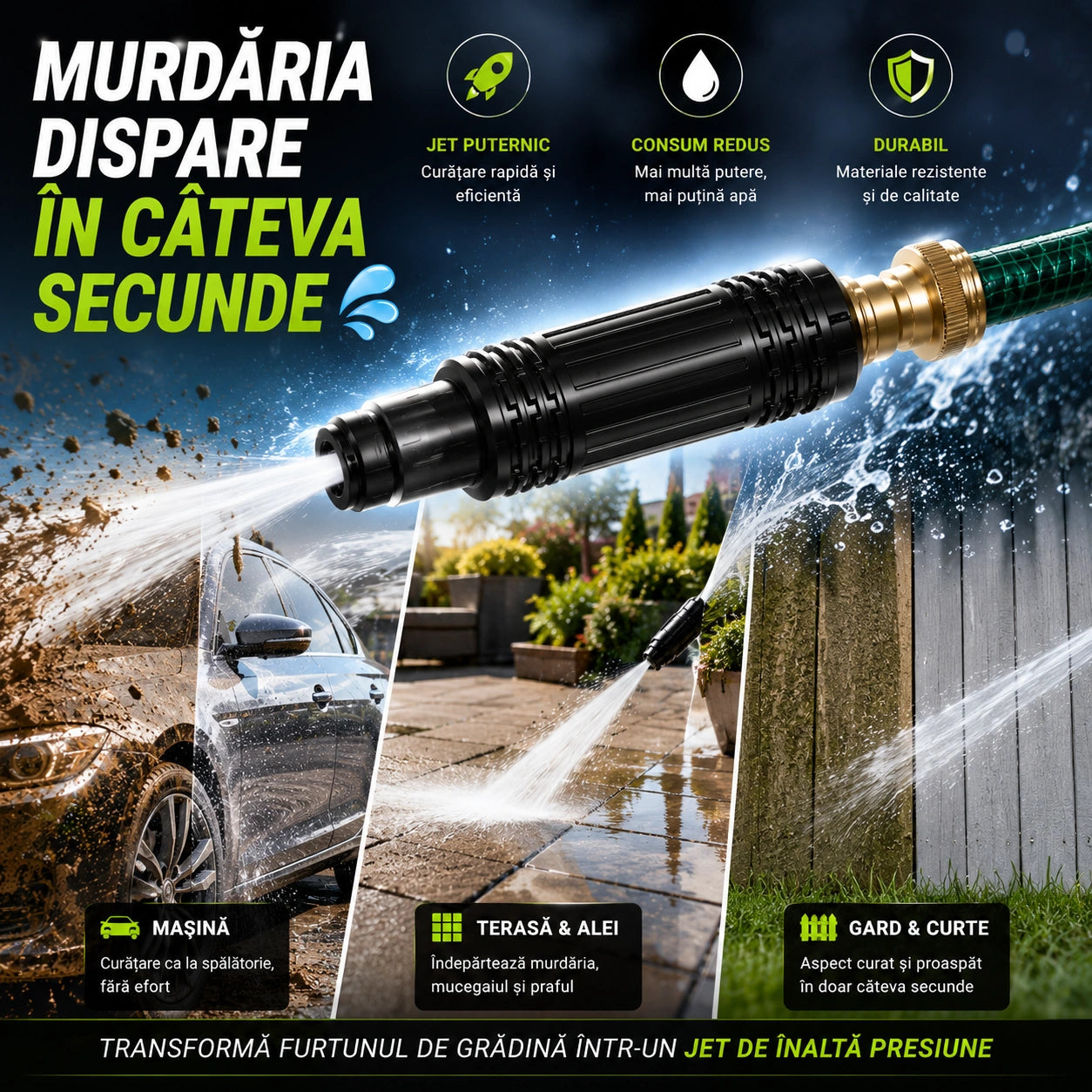 Pistol De Curățare Cu Presiune HydroJet™
