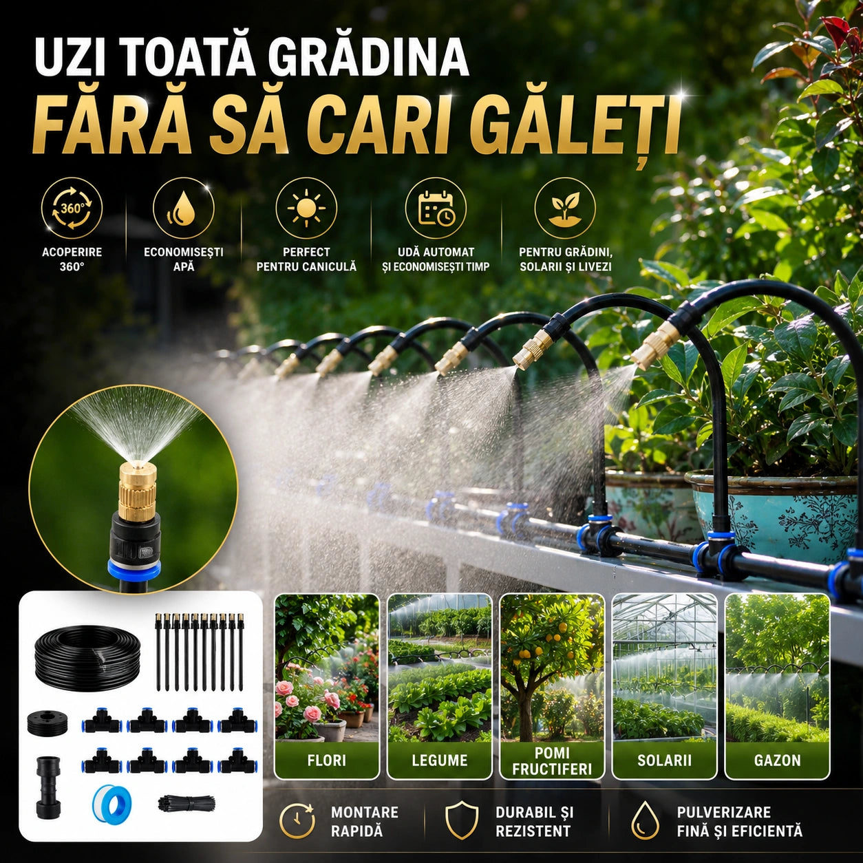 Sistem Automat De Irigare AquaGarden™